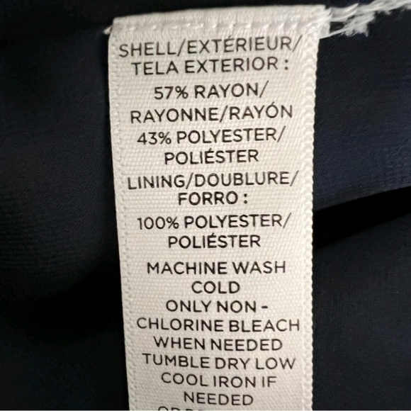 LOFT Red and Blue Plaid Dress NWT - Picture 6 of 6